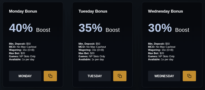 Jackoro Casino Bonuses